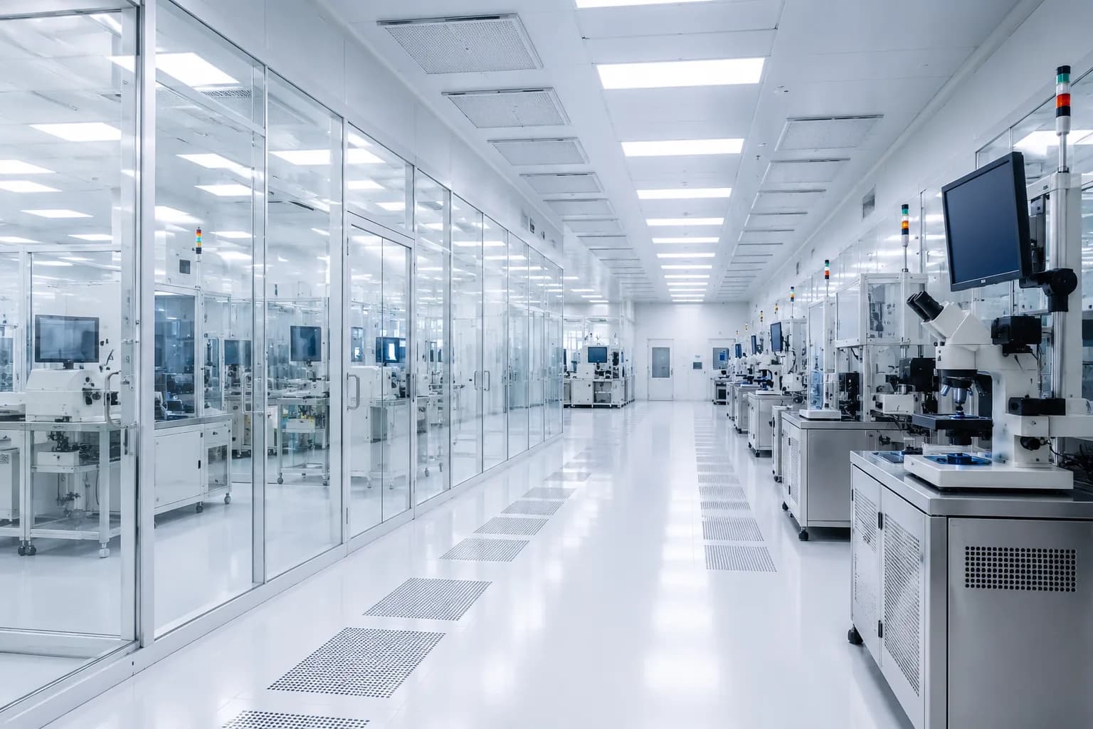 Sterile clean room environment for electronics manufacturing