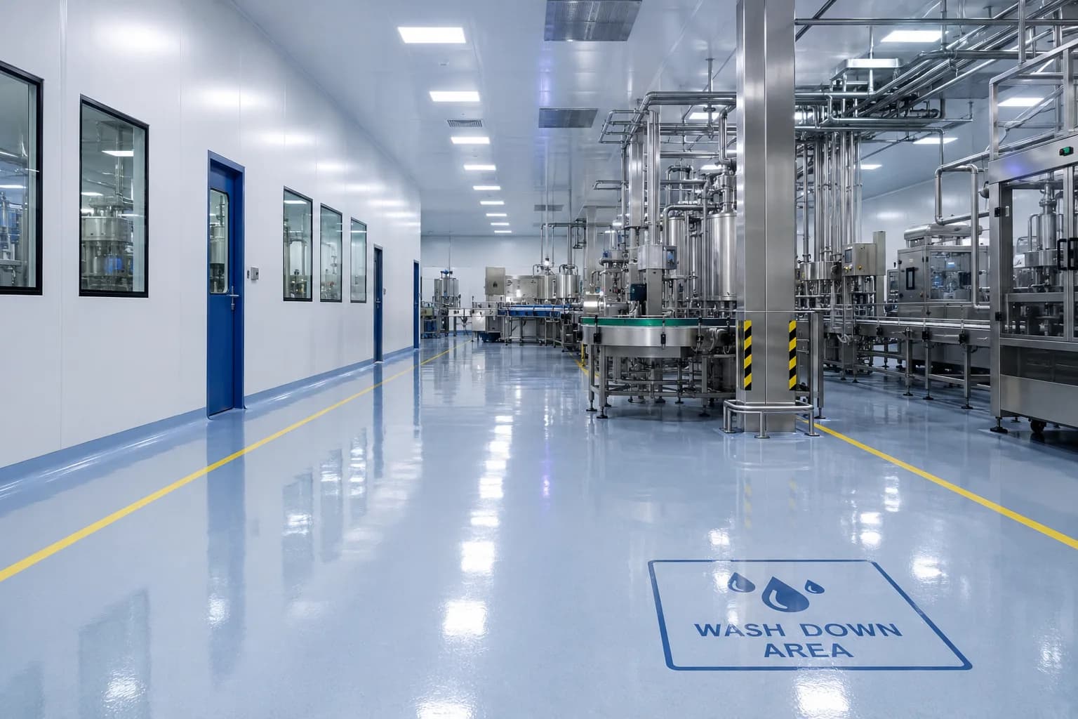 Hygienic Flooring & Clean-Process Interiors