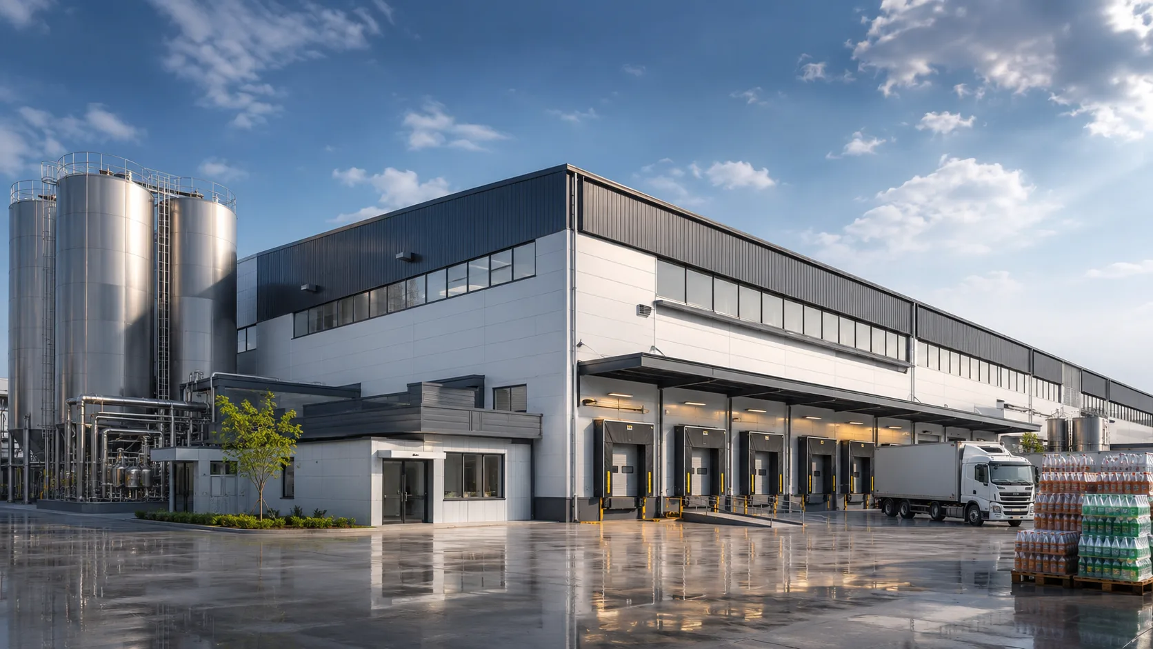 Food and beverage manufacturing facility