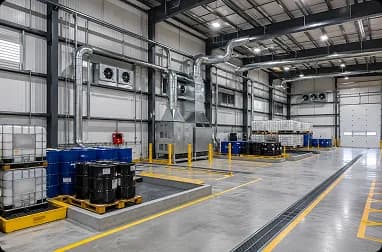 Chemical and industrial warehouse