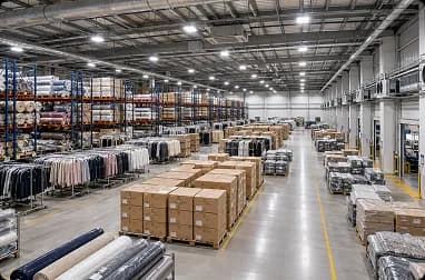 Textiles and apparel warehouse