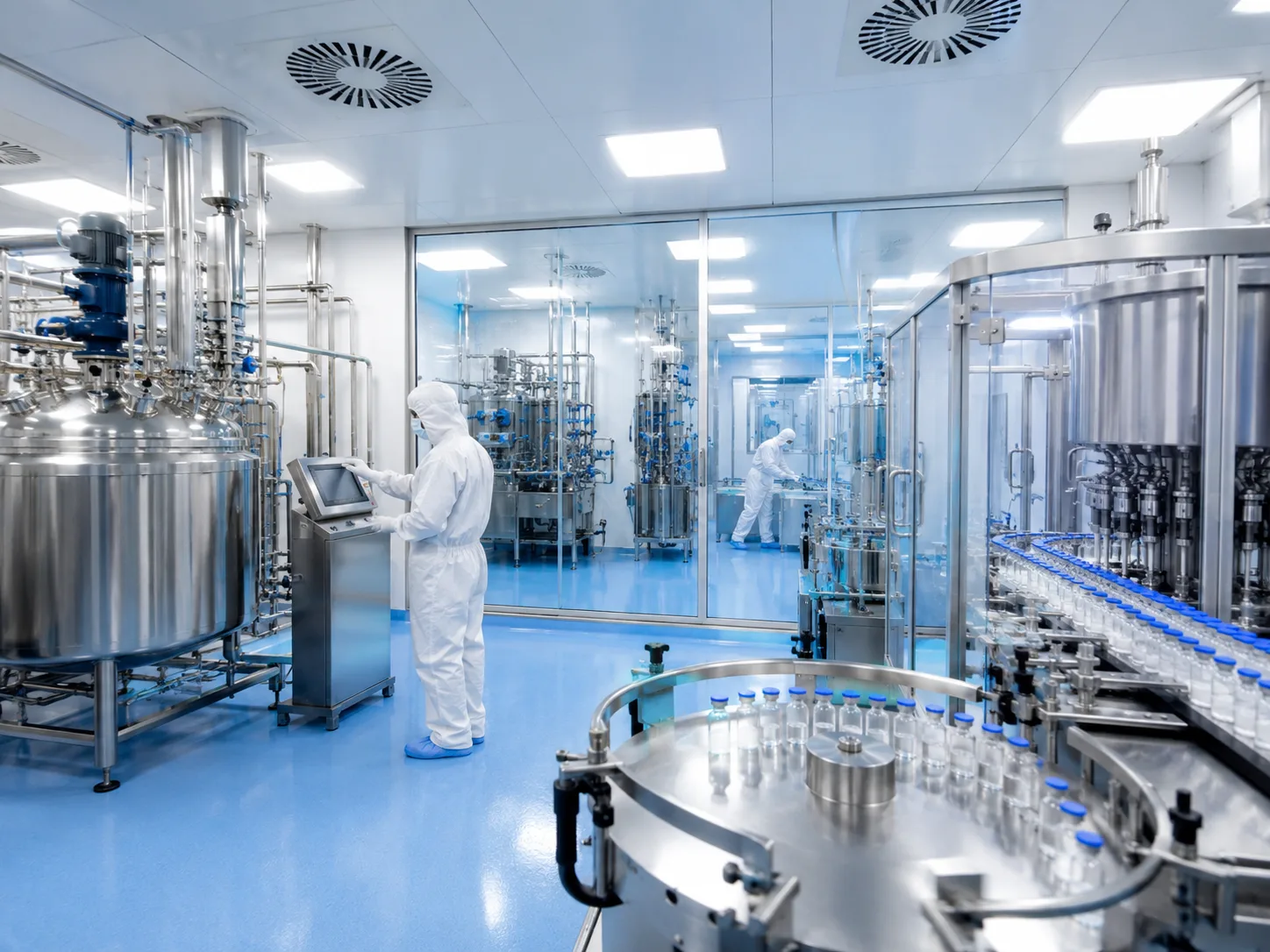 Pharmaceutical cleanroom manufacturing facility