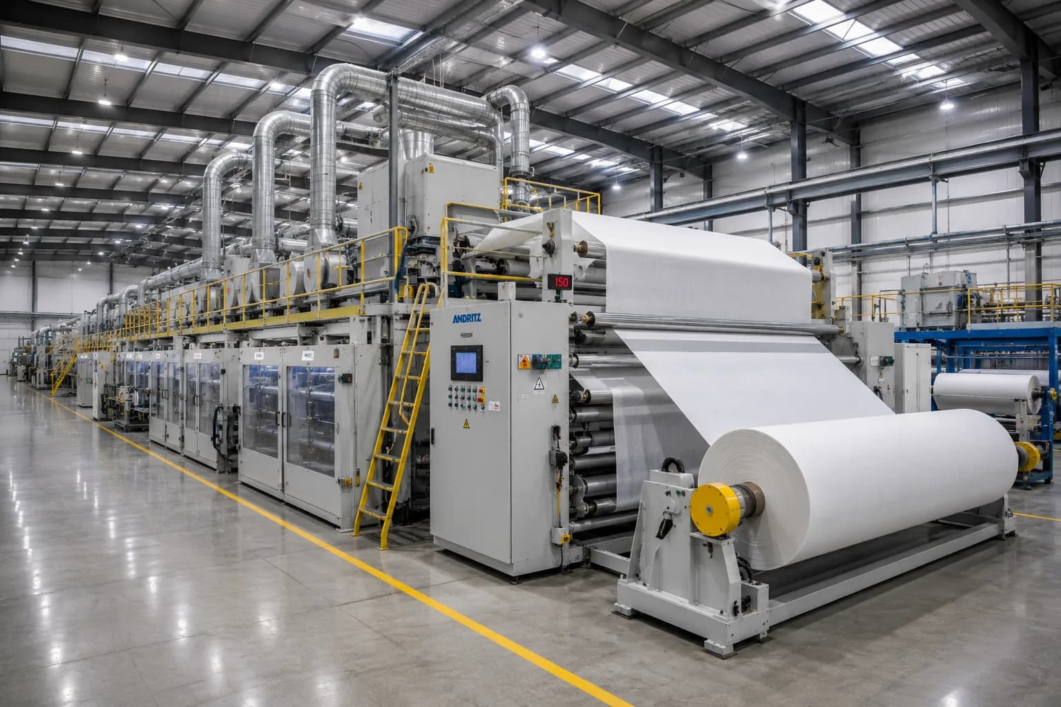 Technical textiles nonwoven production line
