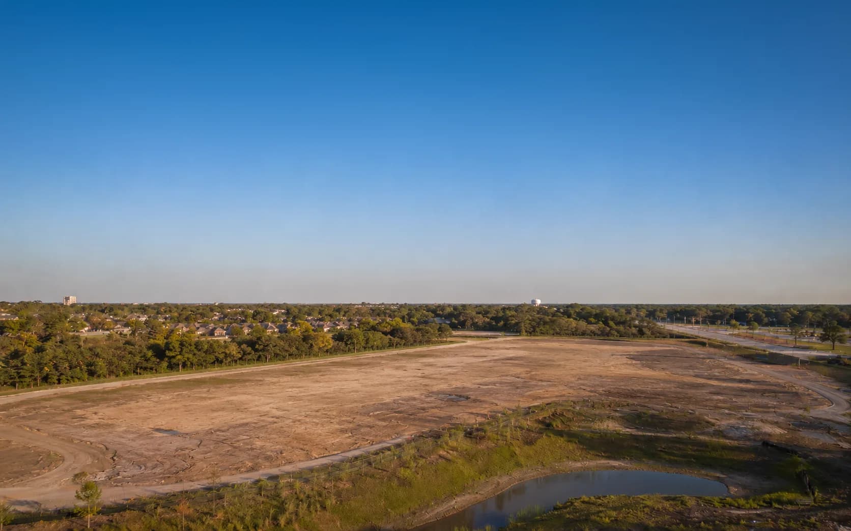 Civil construction project skyline