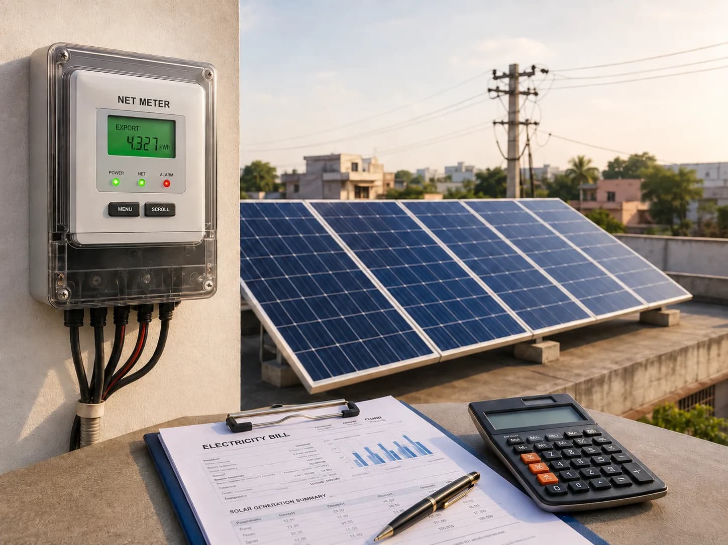 On-Grid Solar with Net Metering