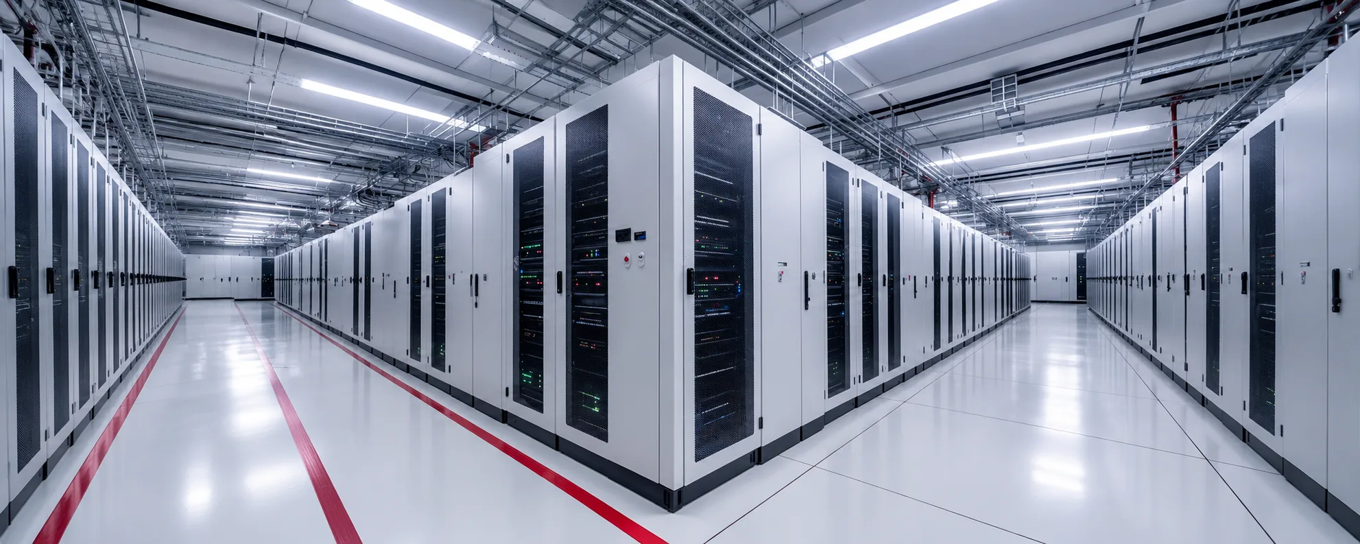 Data centre server hall