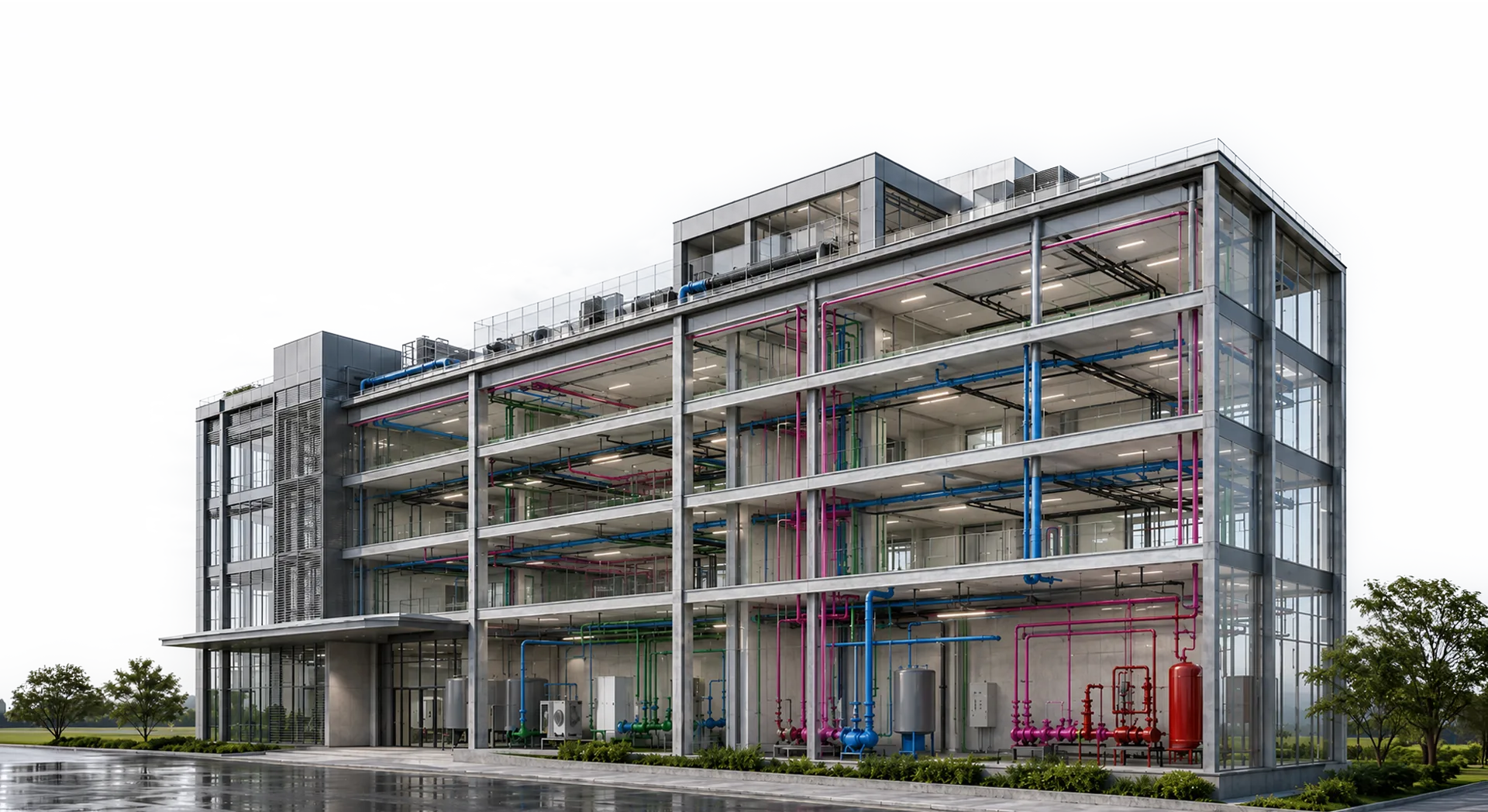 Industrial MEP facility